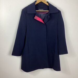 Preston & York Navy Blue Coat Size Medium